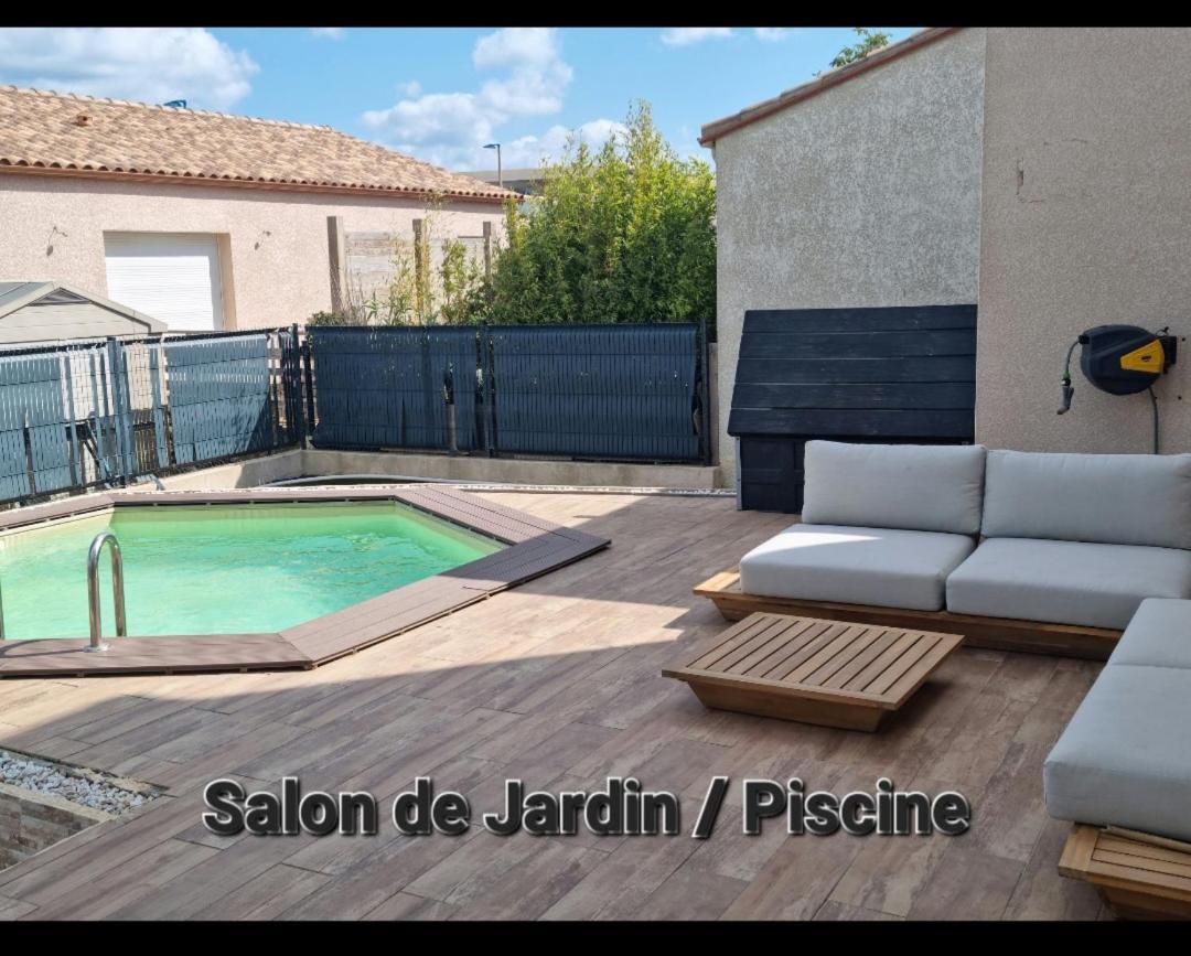 Maison 8 Couchages Clim, Plage A Pied, Petite Piscine ปอร์-ลา-นูแวลล์ ภายนอก รูปภาพ