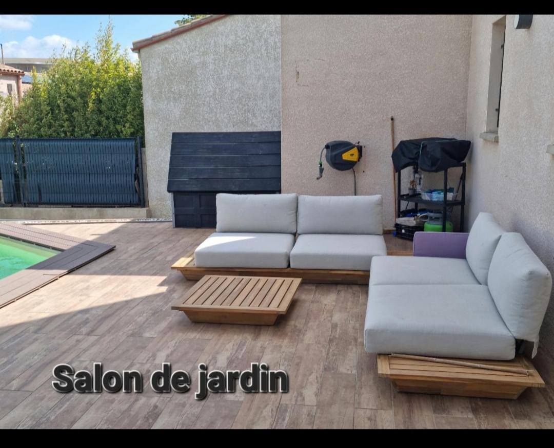 Maison 8 Couchages Clim, Plage A Pied, Petite Piscine ปอร์-ลา-นูแวลล์ ภายนอก รูปภาพ
